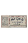 ETIKETTE fra H. I. BIEs BRYGGERI i HOBRO