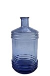 ALIZARIN BLÆKFLASKE i BLÅT GLAS